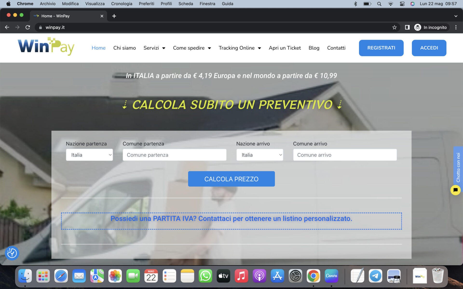 COME OTTENERE UN PREVENTIVO PER UNA SPEDIZIONE: LA COMODITÀ DEL MODULO ONLINE